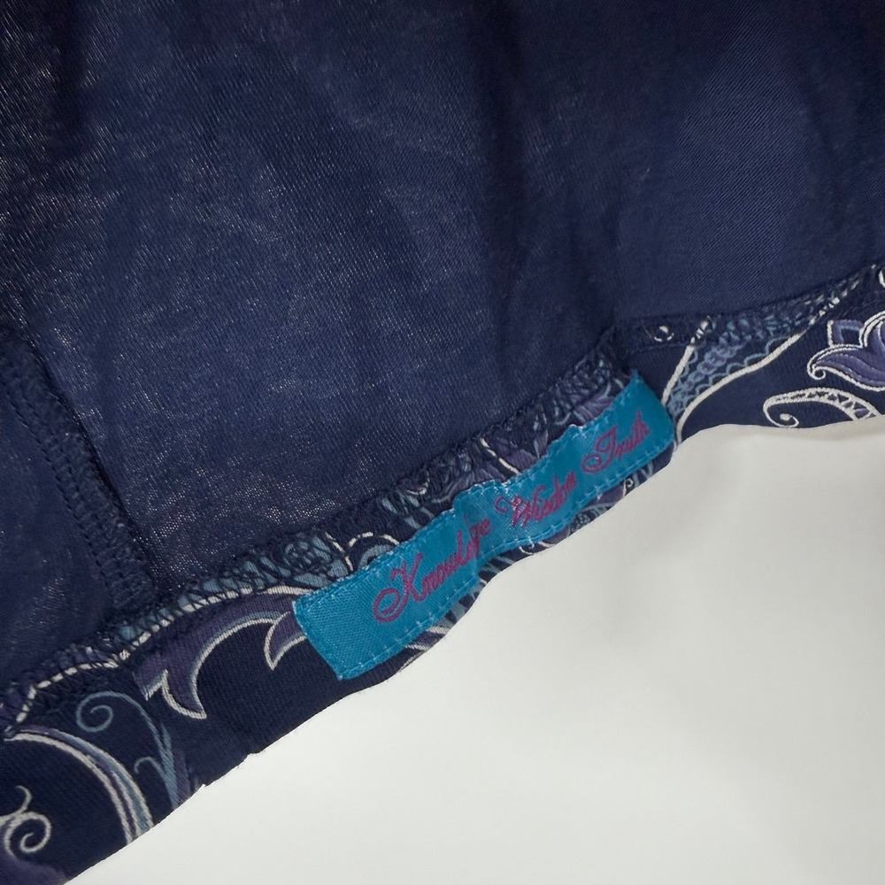 Robert Graham Mens XL Classic Fit Polo Shirt Blue Purple Paisley Print All Over - Picture 3 of 7